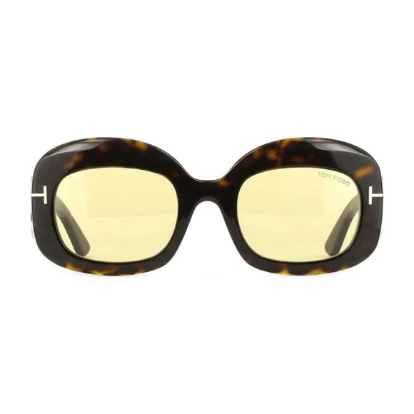 NEW TOM FORD SUNGLASSES, TOM FORD WOMEN HAVANA TF1219 52E, FT1219/S 52E - Picture 2 of 3